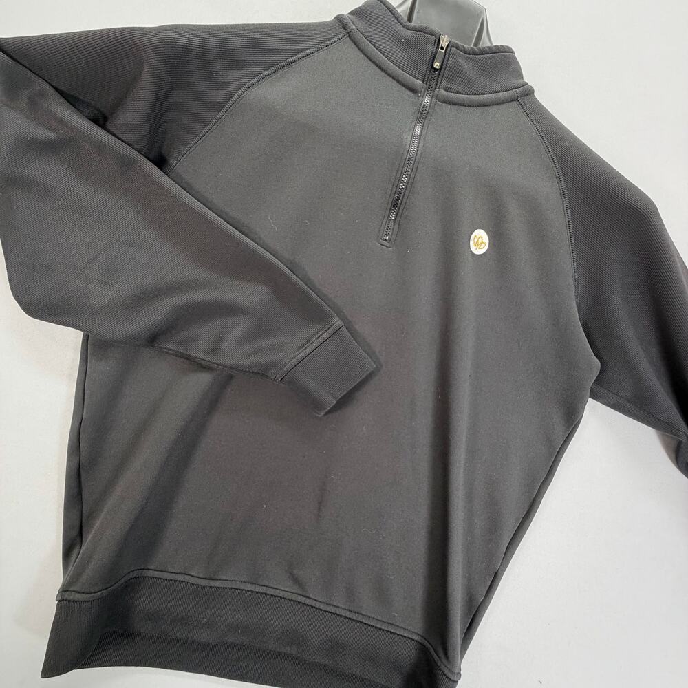FootJoy FJ Pullover Men’s Black Quarter Zip Golf Jacket Long Sleeve XL